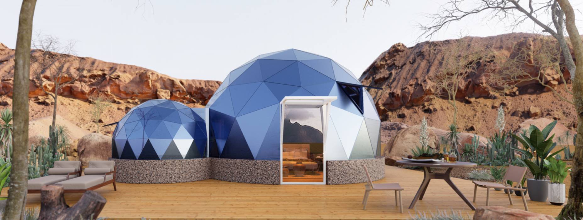 凌源市球形智能光伏玻璃星空房